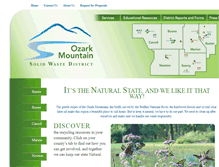 Tablet Screenshot of ozarkmountainsolidwaste.com